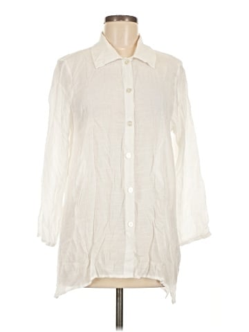Joan Rivers 3/4 Sleeve Button-Down Shirt (view 1)