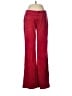 Juicy Couture Chevron-herringbone Red Casual Pants Size M - photo 1