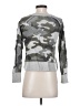 White + Warren 100% Cashmere Camo Silver Cashmere Pullover Sweater Size XS - photo 2