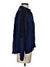 Nonoo 100% Silk Blue Long Sleeve Silk Top Size 2 - photo 4