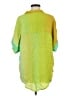BLANK 100% Viscose Color Block Green 3/4 Sleeve Blouse Size M - photo 2