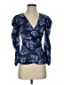 Majorelle 100% Polyester Blue 3/4 Sleeve Blouse Size S - photo 1