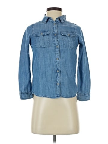 Gap Long Sleeve Button-Down Shirt (view 1)