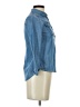 Gap 100% Lyocell Blue Long Sleeve Button-Down Shirt Size M (kids) - photo 4