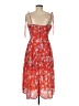 Trixxi 100% Polyester Floral Red Casual Dress Size M - photo 2