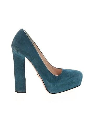 Prada Suede Platform Pumps  (view 1)