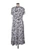 Perceptions Paisley Gray Casual Dress Size 1X - photo 2