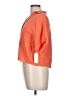 Love Notes 100% Cotton Orange Short Sleeve Blouse Size L - photo 5