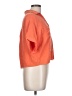 Love Notes 100% Cotton Orange Short Sleeve Blouse Size L - photo 4