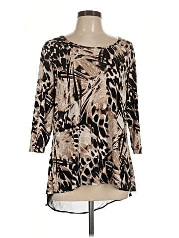 Christopher & Banks 3/4 Sleeve Blouse (view 1)