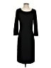 Talbots Solid Black Casual Dress Size 4 - photo 1