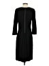 Talbots Solid Black Casual Dress Size 4 - photo 2