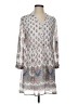 Entro 100% Polyester Paisley Gray Casual Dress Size S - photo 1