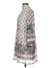 Entro 100% Polyester Paisley Gray Casual Dress Size S - photo 5