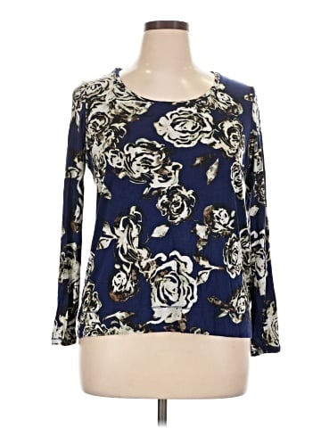 Simply Vera Vera Wang 3/4 Sleeve T-Shirt (view 1)