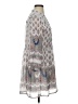 Entro 100% Polyester Paisley Gray Casual Dress Size S - photo 4