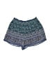 Maurices 100% Polyester Paisley Blue Shorts Size M - photo 1