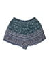 Maurices 100% Polyester Paisley Blue Shorts Size M - photo 2