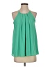 Everly 100% Polyester Green Sleeveless Blouse Size S - photo 1