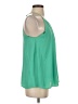 Everly 100% Polyester Green Sleeveless Blouse Size S - photo 4