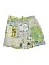 Deja Bleu 100% Rayon Paisley Yellow Shorts Size L - photo 1