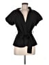 Cache Black Short Sleeve Blouse Size M - photo 1
