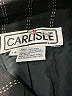 Carlisle 100% Acetate Stripes Black Blazer Size 14 - photo 6