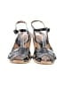 Clarks 100% Leather Silver Wedges Size 9 1/2 - photo 2