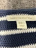 Saint Tropez West 100% Cotton Stripes Blue Pullover Sweater Size M - photo 7