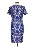 Pink Blush Paisley Blue Cocktail Dress Size L - photo 2