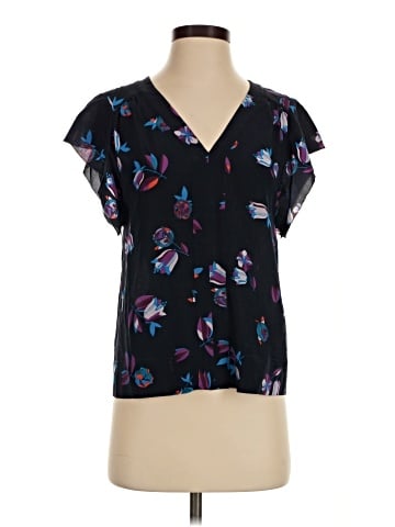 Rebecca Taylor Short Sleeve Blouse (view 1)