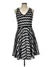 Studio Y Chevron-herringbone Black Casual Dress Size L - photo 1