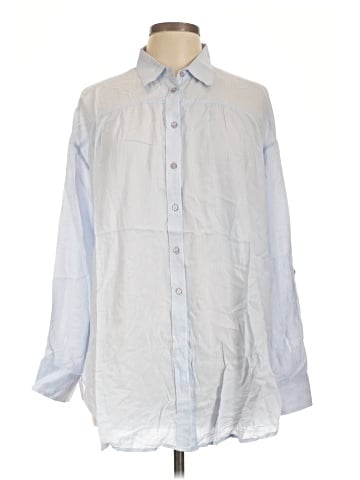 Express Long Sleeve Button-Down Shirt (view 1)