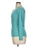 Cherokee Teal Long Sleeve Henley Size 14 - photo 5