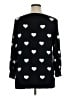 Adrianna Papell Hearts Black Pullover Sweater Size XL - photo 2