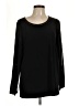 Chaus Black Long Sleeve Blouse Size L - photo 1