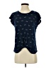 IZOD Stars Blue Short Sleeve Top Size S - photo 1