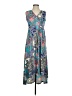 Chico's Paisley Blue Casual Dress Size S - photo 1