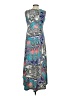 Chico's Paisley Blue Casual Dress Size S - photo 2
