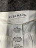 Chaus 100% Cotton White Cargo Pants Size 14 - photo 4