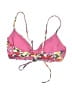 Roxy Floral Pink Swimsuit Top Size S - photo 2