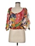 Zara Basic Orange 3/4 Sleeve Blouse Size M - photo 1