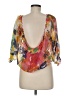 Zara Basic Orange 3/4 Sleeve Blouse Size M - photo 2