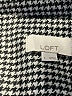 Ann Taylor LOFT Houndstooth Gray Coat Size L - photo 6