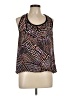 Just Fab 100% Polyester Black Sleeveless Blouse Size L - photo 1