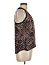 Just Fab 100% Polyester Black Sleeveless Blouse Size L - photo 4