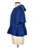 Greylin 100% Polyester Blue Short Sleeve Blouse Size L - photo 5