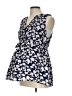 A Pea in the Pod 100% Polyester Blue Sleeveless Blouse Size L - photo 1
