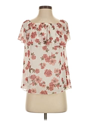 Ultra Flirt Short Sleeve Blouse (view 1)