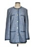 J. McLaughlin 100% Cotton Blue Coat Size S - photo 1